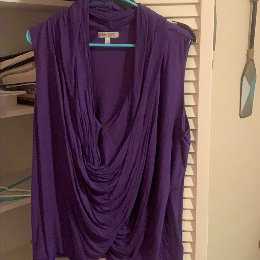 Purple Flowy top